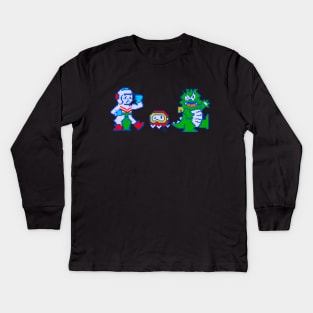 dig-dug Kids Long Sleeve T-Shirt